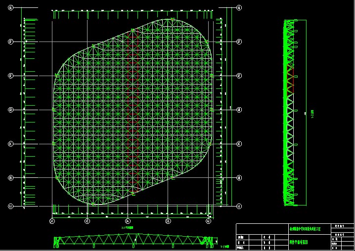 开封杭州转塘中学网架设计